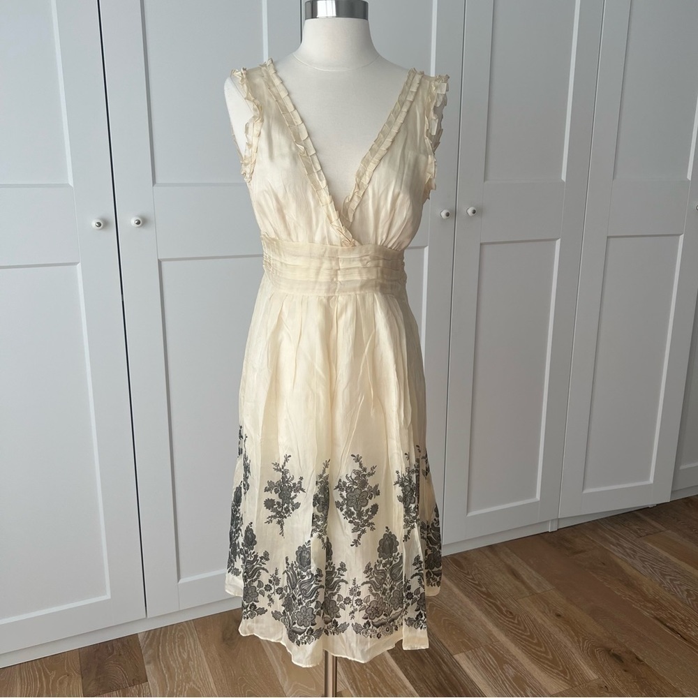 MISS ME Sleeveless Silk Dress sz.S